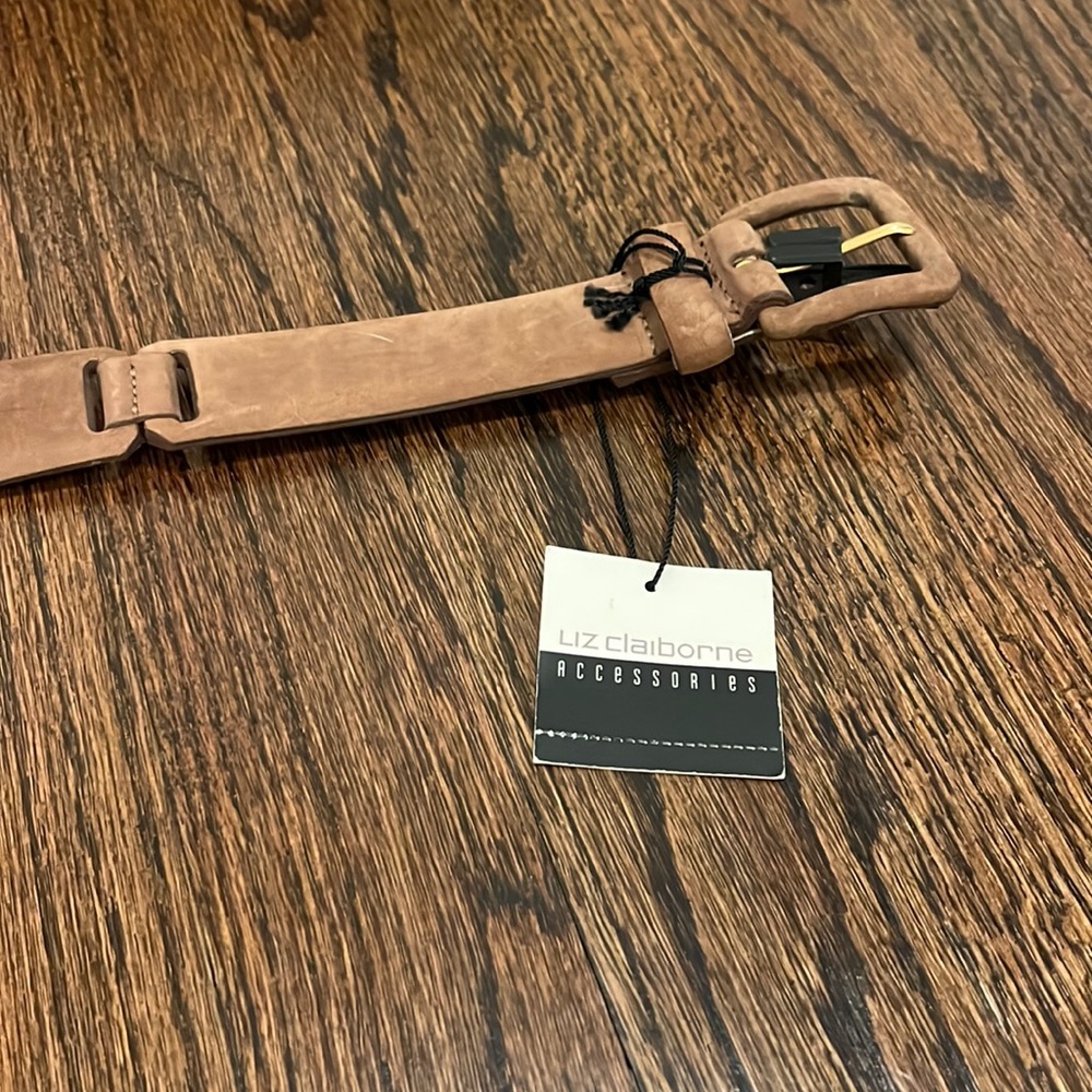 Liz Claiborne Brown Suede Belt